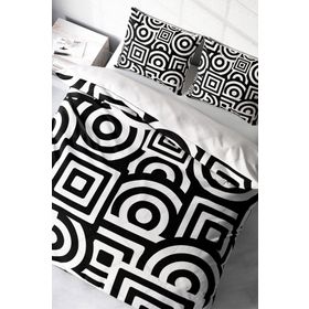 Monohome Geometric Mixed Modern Renkli Çift Kişilik 200x220 cm Nevresim Takımı