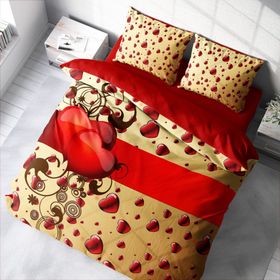 Monohome Gift Sevgililer Günü Pamuk Saten Çift Kişilik Nevresim Takımı