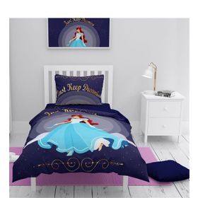 Monohome Girl Dreams 3D Pamuk Saten Renkli Çocuk 160x220 cm Nevresim Takımı