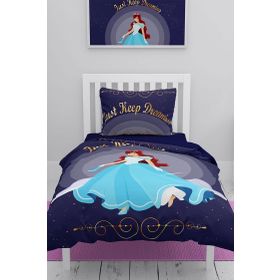 Monohome Girl Dreams 3D Pamuk Saten Renkli Çocuk 160x220 cm Nevresim Takımı