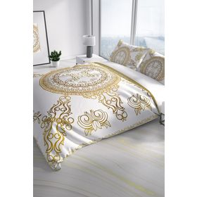 Monohome Gold Baraque Klasik Renkli Çift Kişilik 200x220 cm Nevresim Takımı
