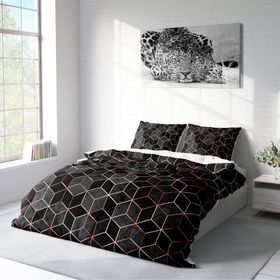 Monohome Gold Cube 3d Pamuk Saten Çift Kişilik Nevresim Takımı