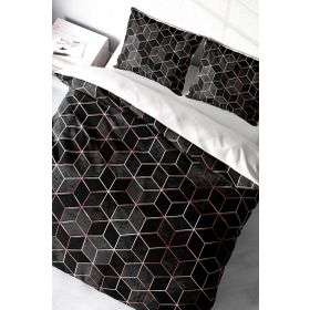 Monohome Gold Cube 3d Pamuk Saten Çift Kişilik Nevresim Takımı