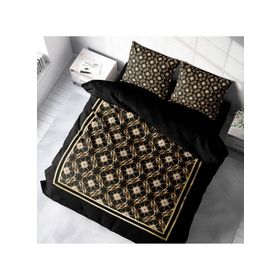 Monohome Gold Deco 3D Pamuk Saten Çift Kişilik Nevresim Takımı