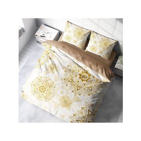 Monohome Gold Luxury 3D Pamuk Saten Çift Kişilik 200x220 cm Nevresim Takımı