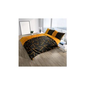 Monohome Gold Sembol 3D Pamuk Saten Çift Kişilik 200x220 cm Nevresim Takımı