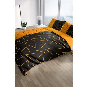Monohome Gold Sembol 3D Pamuk Saten Çift Kişilik 200x220 cm Nevresim Takımı