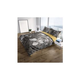 Monohome Gray Casual 3D Pamuk Saten Çift Kişilik 200x220 cm Nevresim Takımı
