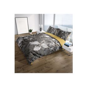 Monohome Gray Casual 3D Pamuk Saten Çift Kişilik 200x220 cm Nevresim Takımı