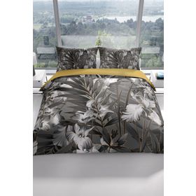 Monohome Gray Casual 3D Pamuk Saten Çift Kişilik 200x220 cm Nevresim Takımı