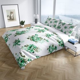 Monohome Green Garden Naturel Renkli Çift Kişilik 200x220 cm Nevresim Takımı