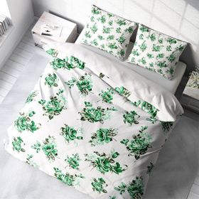 Monohome Green Garden Naturel Renkli Çift Kişilik 200x220 cm Nevresim Takımı
