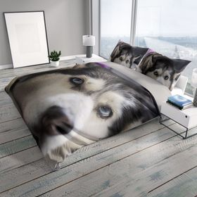 Monohome Husky 3D Pamuk Saten Çift Kişilik 200x220 cm Nevresim Takımı