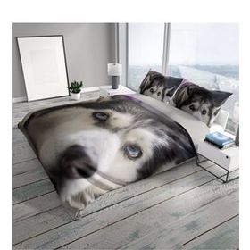 Monohome Husky 3D Pamuk Saten Çift Kişilik 200x220 cm Nevresim Takımı
