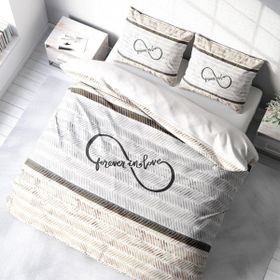 Monohome İnfinity 3d Saten Pamuk Çift Kişilik Nevresim Takımı