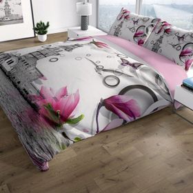 Monohome İstanbul 3D Pamuk Saten Çift Kişilik 200x220 cm Nevresim Takımı