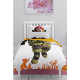 Monohome İtfaiyeci 3D Pamuk Saten Çocuk 160x220 cm Nevresim Takımı
