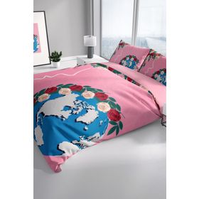 Monohome Kadınlar Günü I 3D Renkli Çift Kişilik 200x220 cm Nevresim Takımı
