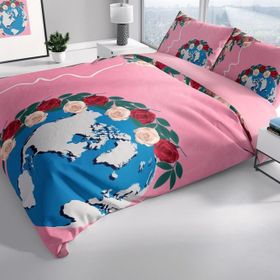 Monohome Kadınlar Günü I 3D Renkli Çift Kişilik 200x220 cm Nevresim Takımı