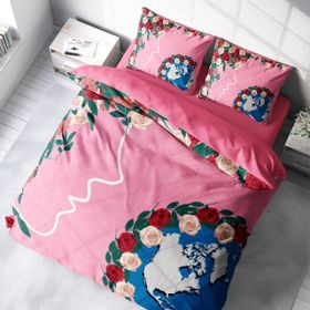 Monohome Kadınlar Günü I 3D Renkli Çift Kişilik 200x220 cm Nevresim Takımı