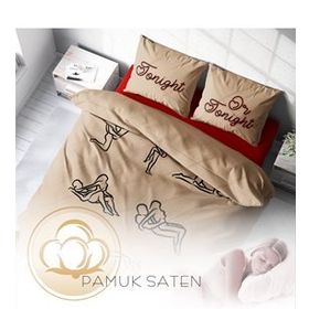 Monohome Kamasutra 3D Pamuk Saten Çift Kişilik Nevresim Takımı