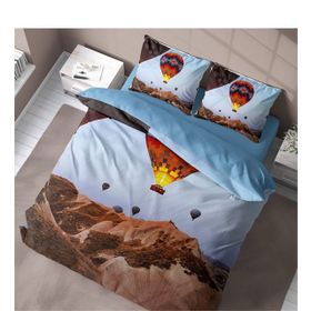 Monohome Kapadokya 3D Pamuk Saten Renkli Çift Kişilik 200x220 cm Nevresim Takımı