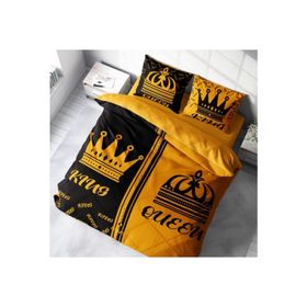 Monohome King-Queen 3D Pamuk Saten Çift Kişilik 200x220 cm Nevresim Takımı