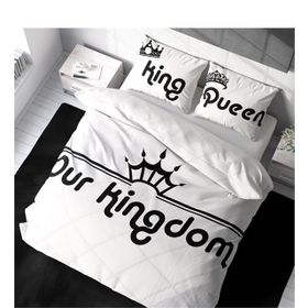 Monohome Kingdom Room 3D Renkli Çift Kişilik 200x220 cm Nevresim Takımı