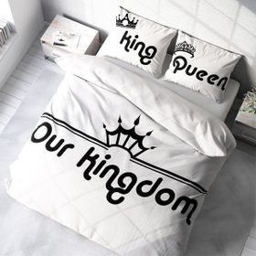 Monohome Kingdom Room 3D Renkli Çift Kişilik 200x220 cm Nevresim Takımı