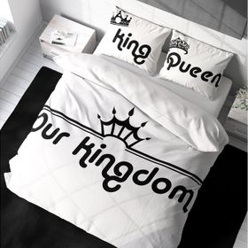 Monohome Kingdom Room 3D Renkli Çift Kişilik 200x220 cm Nevresim Takımı