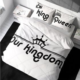 Monohome Kingdom Room 3D Renkli Çift Kişilik 200x220 cm Nevresim Takımı