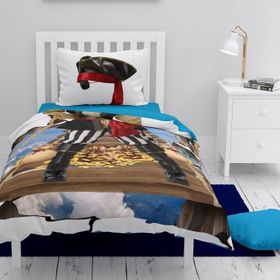 Monohome Korsan 3D Pamuk Saten Çocuk 160x220 cm Nevresim Takımı