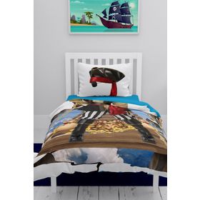Monohome Korsan 3D Pamuk Saten Çocuk 160x220 cm Nevresim Takımı