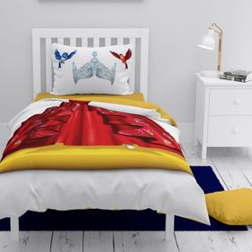 Monohome Kuşlar Prensesi 3D Pamuk Saten Çocuk 160x220 cm Nevresim Takımı