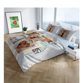 Monohome La Mer 3D Pamuk Saten Çift Kişilik 200x220 cm Nevresim Takımı