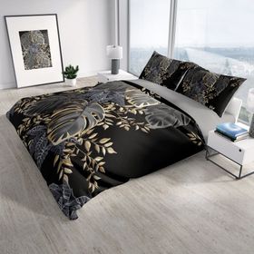 Monohome Leaf 3D Pamuk Saten Çift Kişilik 200x220 cm Nevresim Takımı