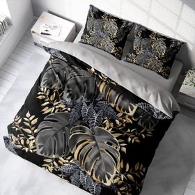 Monohome Leaf 3D Pamuk Saten Çift Kişilik 200x220 cm Nevresim Takımı