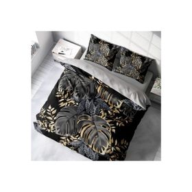 Monohome Leaf 3D Pamuk Saten Çift Kişilik 200x220 cm Nevresim Takımı