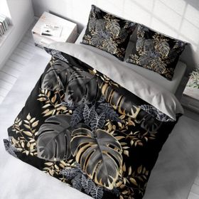 Monohome Leaf 3D Pamuk Saten Çift Kişilik 200x220 cm Nevresim Takımı
