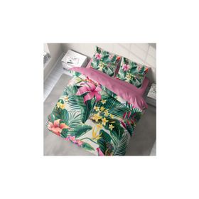Monohome Lily 3D Pamuk Saten Renkli Çift Kişilik 200x220 cm Nevresim Takımı