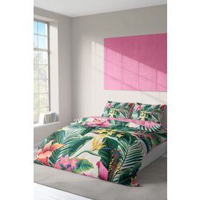 Monohome Lily 3D Pamuk Saten Renkli Çift Kişilik 200x220 cm Nevresim Takımı