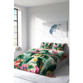 Monohome Lily 3D Pamuk Saten Renkli Çift Kişilik 200x220 cm Nevresim Takımı