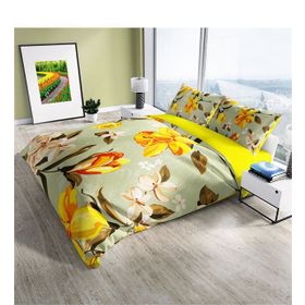 Monohome Lilyum 3D Pamuk Saten Çift Kişilik 200x220 cm Nevresim Takımı