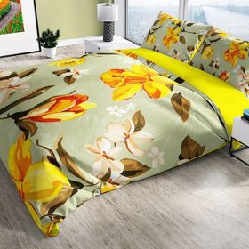 Monohome Lilyum 3D Pamuk Saten Çift Kişilik 200x220 cm Nevresim Takımı