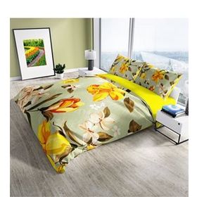 Monohome Lilyum 3D Pamuk Saten Çift Kişilik 200x220 cm Nevresim Takımı