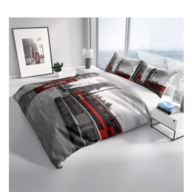 Monohome London 3D Pamuk Saten Çift Kişilik 200x220 cm Nevresim Takımı