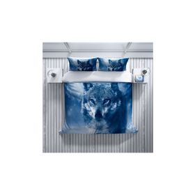 Monohome Lonely Wolf Naturel Renkli Çift Kişilik 200x220 cm Nevresim Takımı
