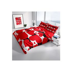 Monohome Love II 3D Pamuk Saten Çift Kişilik 200x220 cm Nevresim Takımı