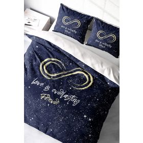 Monohome Love is Everything 3D Pamuk Saten Çift Kişilik Nevresim Takımı