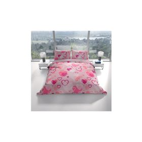 Monohome Love X 3D Pamuk Saten Çift Kişilik 200x220 cm Nevresim Takımı